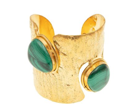 Ajourée II Malachite Cuff Fashion