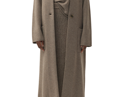 Amie Brown Cashmere Coat Online now