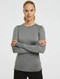 Jaanuu Women s Tech Tee Underscrub - Heather Gray Online