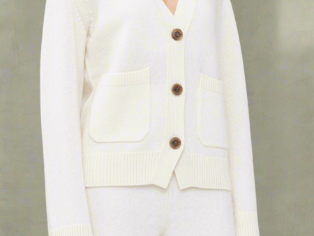 Danni Cream Cashmere Cardigan Fashion