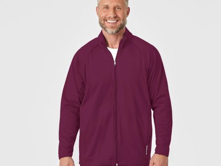 Wink Men s Fleece Full Zip Jacket - Wine Online