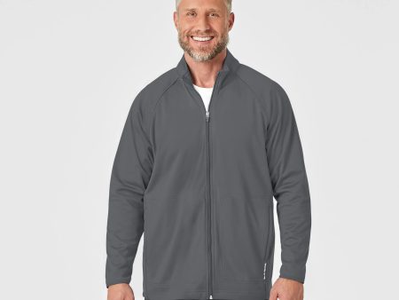 Wink Men s Fleece Full Zip Jacket - Pewter Online Sale