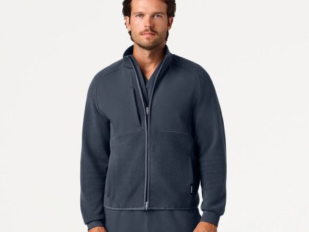 Jaanuu Men s Cloud Hybrid Fleece Jacket - Carbon Gray Sale