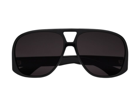 Shiny Pilot Frame Sunglasses Online